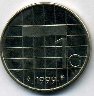 Нидерланды 1 гульден 1999 год
