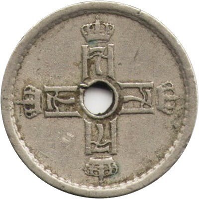 Норвегия 25 эре 1927 год - Король Хокон VII