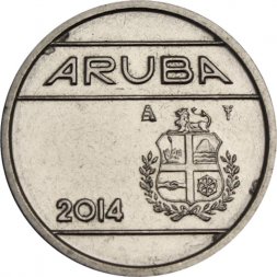 Аруба 25 центов 2014