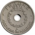 Норвегия 1 крона 1936 год - Король Хокон VII (редкий год)