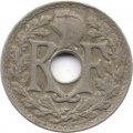 Франция 5 сантимов 1921 год