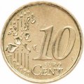 Хорватия 10 евроцентов 2023 год