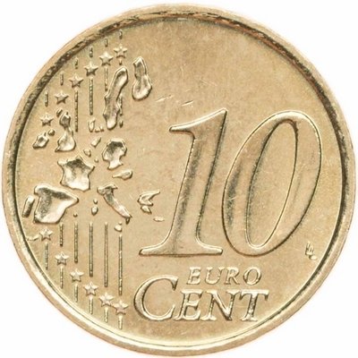 Хорватия 10 евроцентов 2023 год
