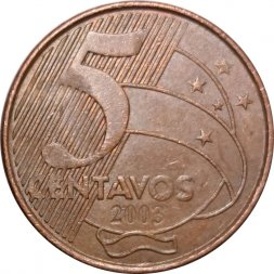 Бразилия 5 сентаво 2003 год - Тирадентис