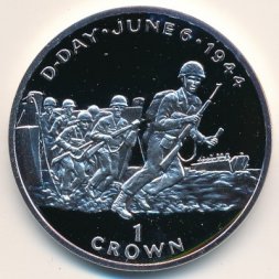 Остров Мэн 1 крона 1994 год