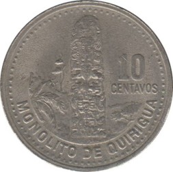 Гватемала 10 сентаво 2000 год