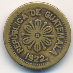 Гватемала 50 сентаво 1922 год
