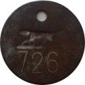 Собачий жетон LWOW 1934 год