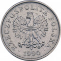 Польша 10 грошей 1990 год