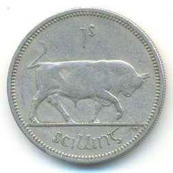 Ирландия 1 шиллинг 1962 год - Бык