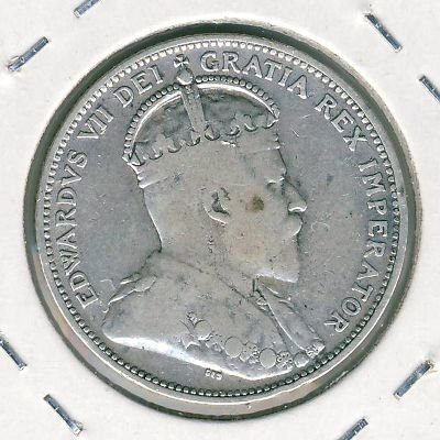 Канада 25 центов 1910 год
