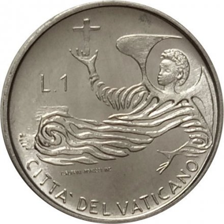 Ватикан 1 лира 1969 год