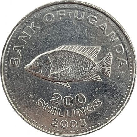 Уганда 200 шиллингов 2003 год