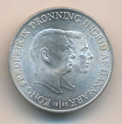 Дания 2 кроны 1953 год - Кампания против туберкулёза в Гренландии