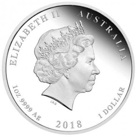 Набор из 3 монет Австралия 2018 год - Год Собаки