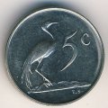 ЮАР 5 центов 1968 год - Окончание президентства Чарльза Сварта /SOUTH AFRICA/