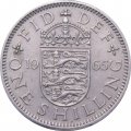 Великобритания 1 шиллинг 1965 год - Английский герб