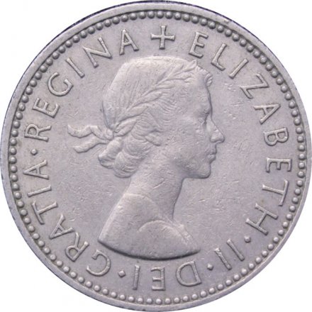 Великобритания 1 шиллинг 1965 год - Английский герб