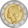 Монако 2 евро 2007 год - 25 лет со дня смерти Принцессы Монако Грейс