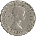Великобритания 1 шиллинг 1956 год - Шотландский герб