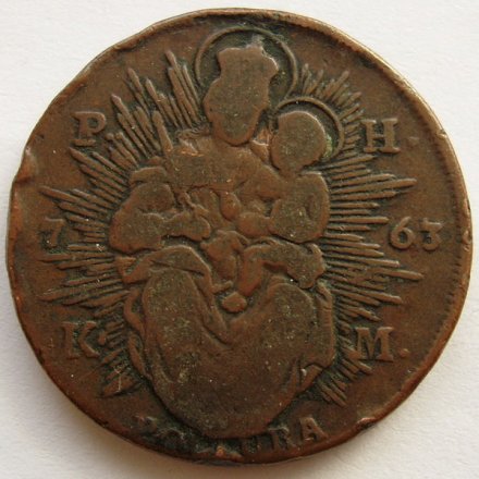Венгрия 1 полтура 1763 год Мария Терезия