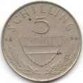 Австрия 5 шиллингов 1973 год