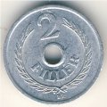 Венгрия 2 филлера 1957 год