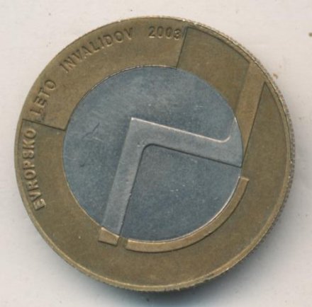 Словения 500 толаров 2003 год
