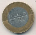 Словения 500 толаров 2003 год