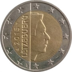 Люксембург 2 евро 2015 год - Великий герцог Люксембурга Анри