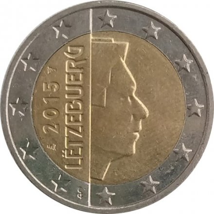 Люксембург 2 евро 2015 год - Великий герцог Люксембурга Анри