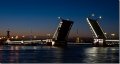 Санкт-Петербург «Разводные мосты через Неву» - Гравированная цветная монета 10 рублей в буклете