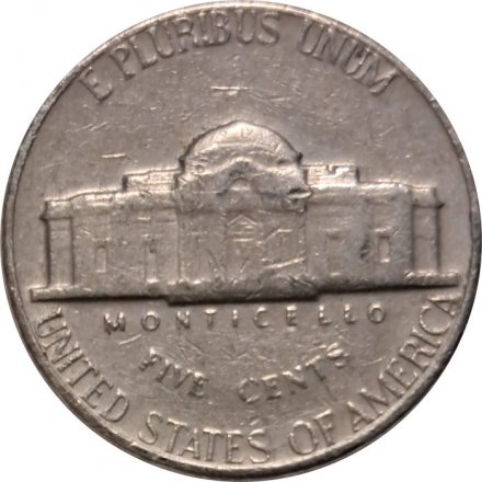 США 5 центов 1970 год - Томас Джефферсон (D)