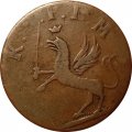 Померания 3 пфеннига 1806 год Шведская оккупация Густав IV Адольф (1792-1809 гг.)
