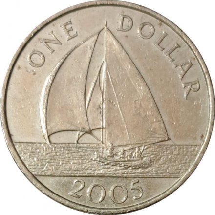 Бермудские острова 1 доллар 2005 год