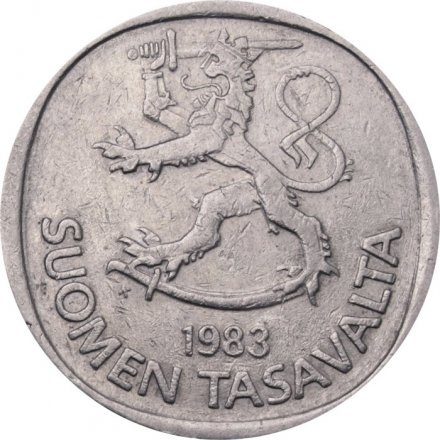 Финляндия 1 марка 1983 год (K)