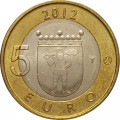 Финляндия 5 евро 2012 год - Строения - Лапландия