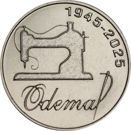 Приднестровье 25 рублей 2025 год - 80 лет ЗАО «Одема» им. В. Соловьёвой