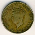Ямайка 1/2 пенни 1937 год