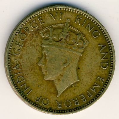 Ямайка 1/2 пенни 1937 год