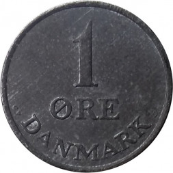 Дания 1 эре 1969 год