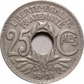 Франция 25 сантимов 1921 год