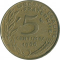 Франция 5 сантимов 1966 год - Марианна