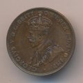 Австралия 1 пенни 1936 год - Георг V