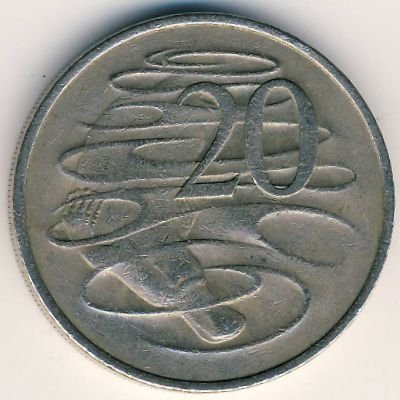 Австралия 20 центов 1979 год