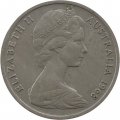 Австралия 5 центов 1968 год - Ехидна