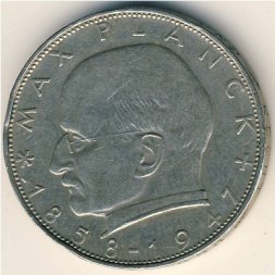 ФРГ 2 марки 1966 год (F)