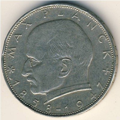 ФРГ 2 марки 1966 год (F)