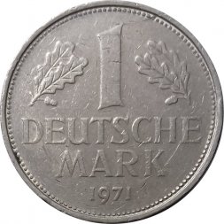 ФРГ 1 марка 1971 год (F)