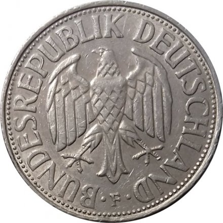 ФРГ 1 марка 1971 год (F)